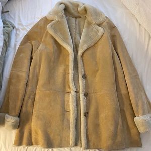 LONDON FOG SUEDE COAT